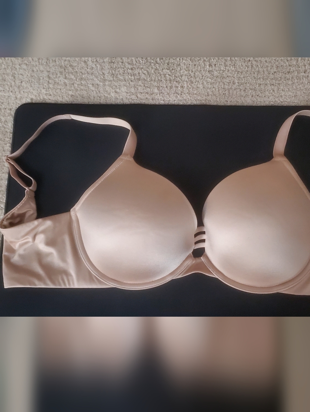 Soma Nude Stunning Push-Up Bra with Strappy Center Detail